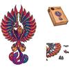 FANTASY PUZZLES Fenix Phoenix Rompicapo Di Legno 240 Pezzi 54x32cm Fantasy