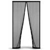 Ever Pacific Zanzariera Magnetica per Porte con 36 Calamite Tenda Anti Zanzare e Insetti Facile da Installare Ideale per Porte da Balcone, Cantine, Terrazze Nero 220x120