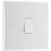 British General BG Electrical 812-01 - Interruttore singolo per luce, bianco, 2 vie, 16AX