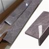 ZIMGOD Davanzale Interno Finestra Pannelli per Finestre Tagliabili per Soggiorno, Rifinitura Davanzale Grigio Scuro per Vecchia Finestra, Protezione Telaio Porta Finitura Piastrelle per Cemento(180x10cm (70