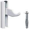 Fischer RC Mensola per Radiatori e Termosifoni in Alluminio, Staffa per Pareti di Cartongesso, 523972, bianco