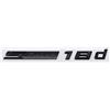 Generico Emblemi adesivi for parafanghi e bagagliaio 3D ABS SDrive 18d 20d 23d 25d 28d 30d 35d 40d 45d 48d 50d 55d compatibili con X1 X3 X4 X5 X6 X7(Gloss Black,SDrive 18d)