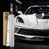 Finest Folia Pellicola autoadesiva 3M 2080 per auto, 30 x 152 cm, per auto, moto, barca, pellicola protettiva 3D con canali d'aria per pellicola (GP240 bianco lucido oro Sparkle)