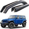 Goodyear Deflettori Compatibile con Jeep Wrangler 18-26 JL IV - Incasso 4Pz