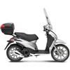 GIVI KIT PARABREZZA PARAVENTO GIVI 107A + COMPRESO DI ATTACCHI 107A + A107A LIBERTY 50 125 150 200 RST MOC 2004 - 2010