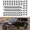 Micpointik Set di 78 clip di fissaggio per parafango compatibili con Jeep Wrangler JK 2007-2017, clip hardware in plastica nera per paraurti e porte