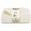 Bedsure Coperta di Mousselina - 100% Cotone, Bianco, 150x200 cm