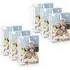 lalago 6 Pezzi 6 x 9 cm Portafoto da Tavolo, Cornice Magnetica in Acrilico, Magnetica Trasparente Cornice, Portafoto Senza Cornice Bifacciale Display per Esporre Foto, Cartoline, Instax mini