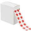 PATIKIL Rotolo di Adesivi a Stella 0.95cm, 1000Pz Stelline Adesive Premio Autoadesivi a Forma di Stella per Decorativi Materiale Scolastico Insegnanti e Lavori Creativi Fai Da Te, Rosso