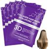 Generico Maschera per capelli al collagene 3D, Maschera per capelli, Maschere per capelli viola, Acido ialuronico, Maschera per capelli idratante con balsamo profondo per tutti i tipi di capelli (5PC)