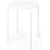 Ikea Marius - Sgabello impilabile, in acciaio, altezza seduta 45 cm, diametro seduta 32 cm, testato fino a 100 kg