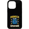 Calm Behind Chaos Dispatch Strong Apprec Custodia per iPhone 13 Pro Polizia Dispatcher 911 Operatore Primo soccorritore
