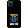 Calm Behind Chaos Dispatch Strong Apprec Custodia per iPhone 11 Pro Max Polizia Dispatcher 911 Operatore Primo soccorritore