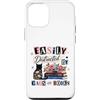 Feline & Fiction Finds Custodia per iPhone 12/12 Pro Facilmente distratto da gatti e libri Reader Feline