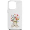 Bloom Kicks Custodia per iPhone 13 Pro Bouquet di fiori selvatici in illustrazione di scarpe da ginnastica