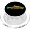 Merch Maniacs Pesce Trota Arcobaleno PopSockets PopGrip per MagSafe