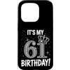 Funny Birthday Gifts for Men Women 61th Custodia per iPhone 15 Pro È il mio 61° compleanno regali per uomini donne 61 anni