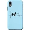 Yorkshire Terrier Breed Heartbeat Supply Custodia per iPhone XR Yorkshire Terrier Heartbeat ECG Pulse Yorkie Dog Lover