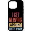 Timido Introverso Ansioso Impacciato Sin Custodia per iPhone 16 Pro I Get Nervous Around Pretty Women