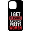 Timido Introverso Ansioso Impacciato Sin Custodia per iPhone 14 Pro Max I Get Nervous Around Pretty Women