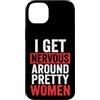 Timido Introverso Ansioso Impacciato Sin Custodia per iPhone 14 Plus I Get Nervous Around Pretty Women