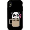 panda China animal zoo bear Himalayan ba Custodia per iPhone X/XS Orso Panda Caffè