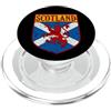 The Kilted Nation Collection Spilla vintage con bandiera del leone reale scozzese PopSockets PopGrip per MagSafe