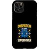 Calm Behind Chaos Dispatch Strong Apprec Custodia per iPhone 11 Pro Polizia Dispatcher 911 Operatore Primo soccorritore