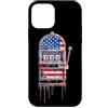 Paint Dripping Patriotic 4th of July US Custodia per iPhone 12 mini Slot Machine Casino Gambling Gambler Vegas Bandiera Americana USA