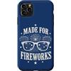 Patriotic USA America Anniversary Pride Custodia per iPhone 11 Pro Max Fatto per fuochi d'artificio festa patriottica celebrazione