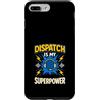 Calm Behind Chaos Dispatch Strong Apprec Custodia per iPhone 7 Plus/8 Plus Polizia Dispatcher 911 Operatore Primo soccorritore