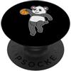 animal basketball sport basket hall drib Panda gioca a basket PopSockets PopGrip Adesivo