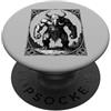 Demonique Tees and Ars Goetia Demon Gift Behemoth, Signore delle profondità selvagge PopSockets PopGrip Adesivo