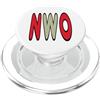 Mark Ewbie Designs NWO Nuovo Ordine Mondiale PopSockets PopGrip per MagSafe