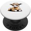 Lamb Sheep Lambs Lover Gifts Lamb With Sunglasses Cool Farm Animal Sheep PopSockets PopGrip Adesivo