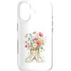 Bloom Kicks Custodia per iPhone 17 Bouquet di fiori selvatici in illustrazione di scarpe da ginnastica