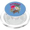 HAWAII ALOHA MAHALO ISLAND LIVING Scareb HAWAII con HIBISCUS E HONU TURTLE PopSockets PopGrip per MagSafe