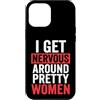Timido Introverso Ansioso Impacciato Sin Custodia per iPhone 12 Pro Max I Get Nervous Around Pretty Women