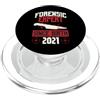 True Crime Merch for Investigative Crime Esperto forense dalla nascita 2021 Compleanno a tema True Crime PopSockets PopGrip per MagSafe