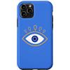 AuraStitch Custodia per iPhone 11 Pro Evil Eye | Grafica di protezione Nazar | Estetica mistica
