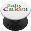 Generic Torte per bambini Fun Retro PopSockets PopGrip Adesivo