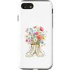 Bloom Kicks Custodia per iPhone SE (2020) / 7/8 Bouquet di fiori selvatici in illustrazione di scarpe da ginnastica