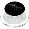 Paint Dripping Patriotic 4th of July US Nuotatore Bandiera Americana USA Drip Graffiti Amante PopSockets PopGrip per MagSafe
