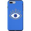 AuraStitch Custodia per iPhone 7 Plus/8 Plus Evil Eye | Grafica di protezione Nazar | Estetica mistica