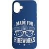 Patriotic USA America Anniversary Pride Custodia per iPhone 16 Plus Fatto per fuochi d'artificio festa patriottica celebrazione