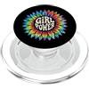 Girl Power Gift Hippie Empower Apparel Girl Power Flower Tie Dye Hippie Femminile Empower PopSockets PopGrip per MagSafe