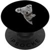 Koala Kingdom Designs Koala curioso che sbircia la fauna selvatica australiana PopSockets PopGrip Adesivo