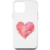Heart Designs by Fasaza Custodia per iPhone 12 mini Cuore - Carino Stile Cuore Rosa Amore Donne Ragazze Moglie Mamma
