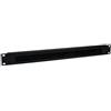 StarTech.com Pannello di gestione cavi per server rack orizzontale con spazzola a listello robusta 1U, Acciaio, (CMBRUSH1U)