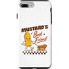 Mustard Walking A Hot Dog Retro Mascot D Custodia per iPhone 7 Plus/8 Plus Mustard's Best Friend Hot Dog stile vintage grafica divertente